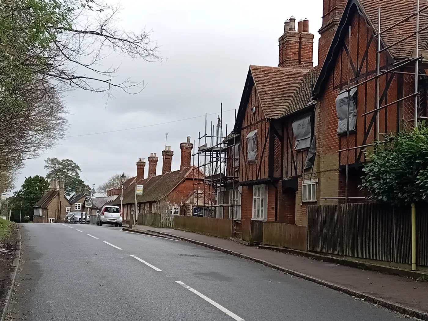 High Street, Much Hadham, the best-scoring village near Bishop's Stortford in the council's new study